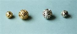 Filigree bead gold 75307