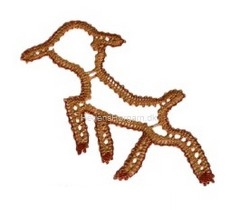 AN 0453 - 457 Easter lamb