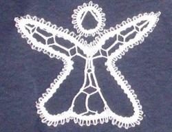 AN 0051 Christmas Angels with or without glass layer leaves