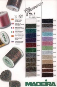 Hedens Hørgarn colour chart