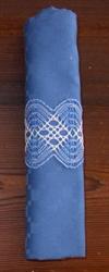 AN 0886 Blue flower napkin bands
